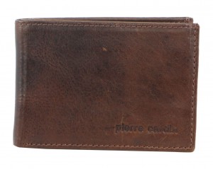 Black Pierre Cardin Italian Leather Bi-Fold Wallet | 7982-IZOBY