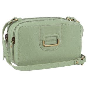 Jade Pierre Cardin Leather Cross-Body Clutch | 9487-UWFEI
