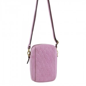 Pink Pierre Cardin leather Textured Design Phone Bag | 6254-BYMLK